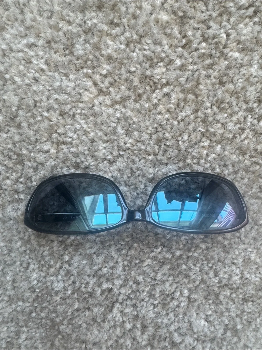 Vintage Moschino M 3599-S Sunglasses Black/Gray 90s Y2K Italy 57[]15 130